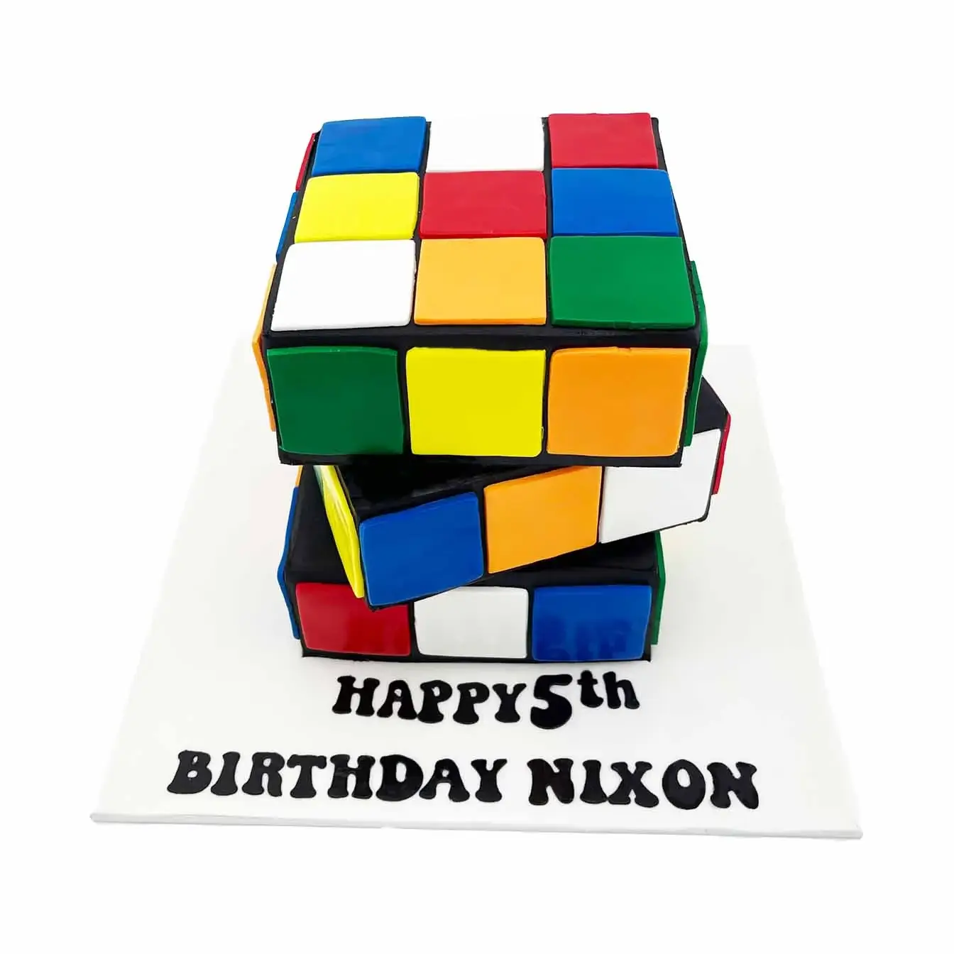 Rubik's Cube Cake: Colorful and Delicious Puzzle